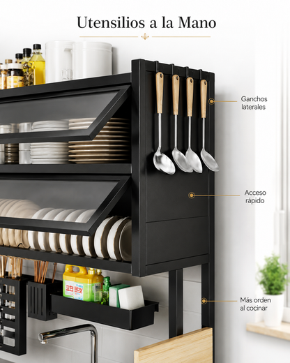 ORGANIZADOR DE COCINA 2 TAPAS: MÁS ORDEN Y MÁS ESPACIO